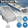 thumbnail image 4 of Boat Seat Cover, Oxford Fabric Helm Protective Cover, Outdoor 210D Waterproof Folding Boat Bench Seat Protective Durable ,, 4 of 8