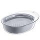 thumbnail image 1 of Plato De Cesta De Frutas De Drenaje Rápido De Tres Capas Transparente Bandeja De Almacenamiento De Verduras De Plástico Desmontable Para El Hogar Para Cocina Balcón Sala De Estar Noticed HA026378-02, 1 of 7