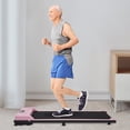 thumbnail image 3 of Pink Electric Treadmill Walking Pad Under Desk Jogging Machine Home Fitness 1-6km/h Treadmill Running Machine, 3 of 17