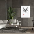 thumbnail image 6 of Epic Graffiti 'Cat Face 2' by Pechane, Canvas Wall Art, 40"x54", 6 of 8