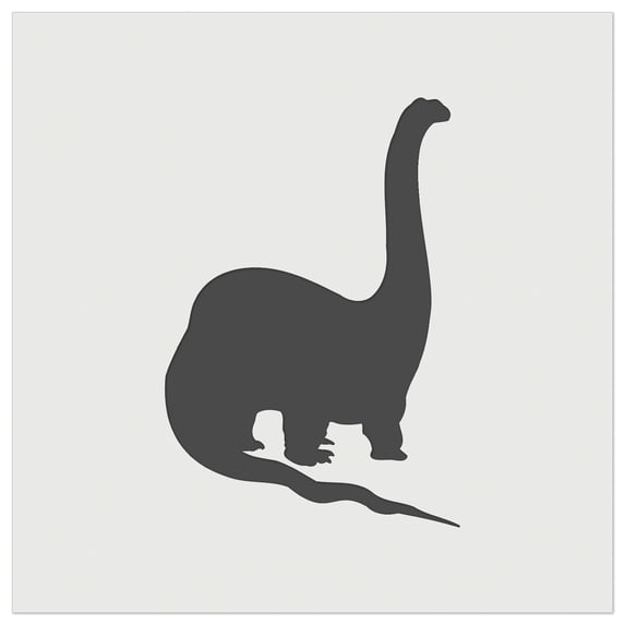 Brachiosaurus Dinosaur Solid DIY Cookie Wall Craft Stencil - 5.5 Inch