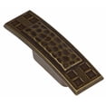 thumbnail image 3 of GlideRite 2-1/2 in. Rustic Hammered Mission Style Cabinet Knob, Antique Brass, 3 of 5