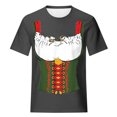 thumbnail image 4 of Pompotops Blouse Décontractée Mode Femme Imprimé Oktoberfest Col Rond T-Shirt Blouse Imprimée Tee Liquidation, 4 of 5