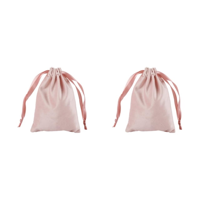 Ounissouiy Bolsas de joyería súper suaves, bolsas con cordón fáciles de usar y que ahorran espacio, bolsas de regalo para dulces reutilizables Type2 NO2