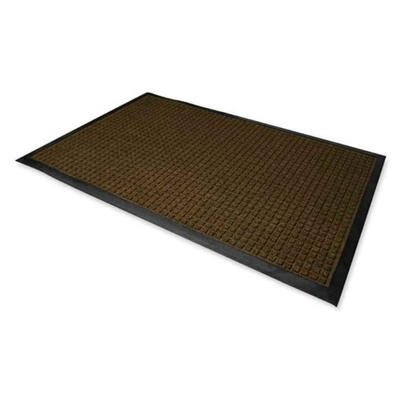 Waterguard Floor Mat 60x36, Heavy Duty Entrance Rug - Indoor Outdoor Wiper Scraper Mat, Durable Rubber Backing, Quick Dry Polypropylene Carpet