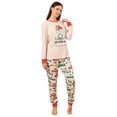 thumbnail image 4 of TSEXIEFOOFU Family Matching Christmas Pajamas, Car Christmas Tree Print Long-Sleeved Tops + Elastic Waist Trousers/One-Piece Jumpsuit, 4 of 9