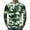 Green, variant on Men's UPF 50+ Cycling Jersey Long Sleeve Bike Shirt, Moisture Wicking Quick Dry Alt Print Cycling Clothing for Road Riding Blue L