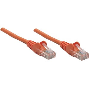 Intellinet Network Solutions Cat5e UTP Network Patch Cable 1.5 ft 0.5 m Orange (Best Home Network Backup Solution)