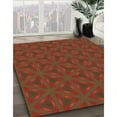 thumbnail image 3 of Ahgly Company Machine Washable Indoor Rectangle Transitional Tomato Red Area Rugs, 5' x 8', 3 of 7
