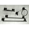 thumbnail image 2 of Kingston Brass Water Onyx Bathroom Hardware Combo, Black, 5-Piece Set, 2 of 6