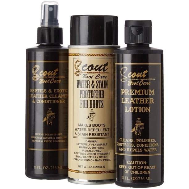 Scout Boot Care Cleaning Kit For Exotic Boots Walmart Com Walmart Com