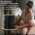 thumbnail image 4 of Honeywell 1.5 gal. 500 sq ft Filter Free Warm Mist Humidifier with Essential Oil Cup, Black, HWM440, 4 of 11