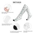 thumbnail image 5 of Rateoe Cartoon House Car Compression Socks for Women and Men 20-30mmHg-Circulation Support Socks Knee High Nurse Pregnant Running Medical and Travel Athletic, 5 of 7
