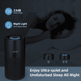 thumbnail image 6 of Air Purifiers for Large Room Up to 1095 Ft² Home Bedroom in 1 Hr, CADR 240m³/h+ / 141CFM, H13 True HEPA Filter Cleaner Effectively Reduce 99.97% Smoke, Dust, Pollen, Pet Dander, Odors, Black, 6 of 6
