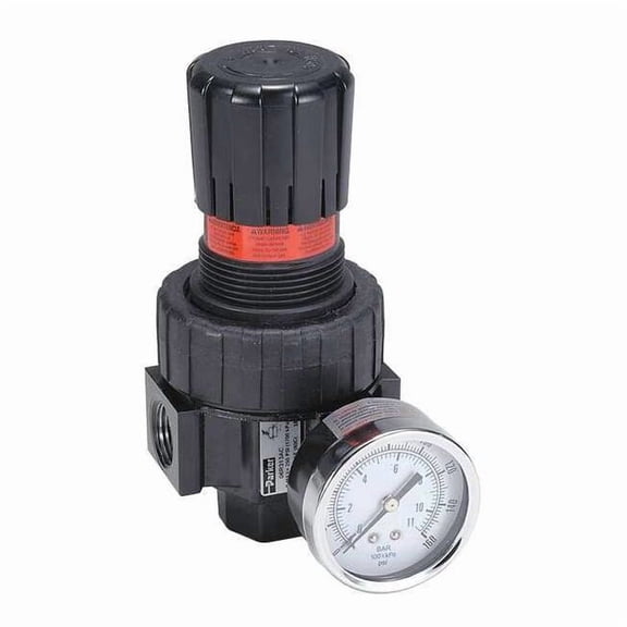 Parker Air Regulator,3/8 In. NPT,60 cfm,250 psi 06R218AC