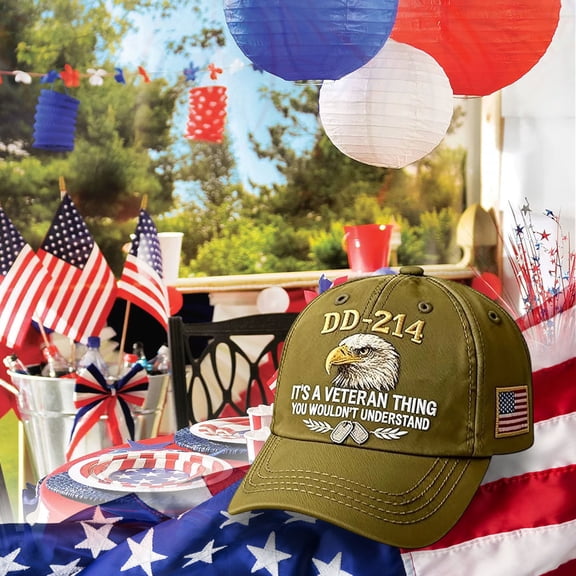 DD 214 Hat,Patriotic Baseball Cap,atriotic Veteran Day Gifts for Retired Soldiers,Veterans' Matter Hat, Military Service Baseball Cap for Men
