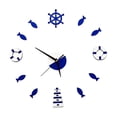 thumbnail image 2 of Reloj de Pared Acrílico de Moda, Torre de Timón, Pequeño Reloj Silencioso DIY, Decoración para hogar Azul Macarena Reloj de pared mudo, 2 of 8