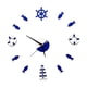 thumbnail image 2 of Reloj de pared Torre del timón pequeños Reloj silencioso DIY Azul Sunnimix Reloj de pared mudo, 2 of 8