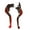 Red, variant on Motorcycle Brakes & Clutches foldable Levers set Quick Fold Mechanism Brake Clutches Levers Comfortable Control for All Rides