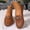 Brown, variant on Loafers for Women Comfortable Slip on Non Slip Casual Business Flat Penny Shoes for Walking, Driving, Dressy, Work, Vacation Black 5.5 Wide