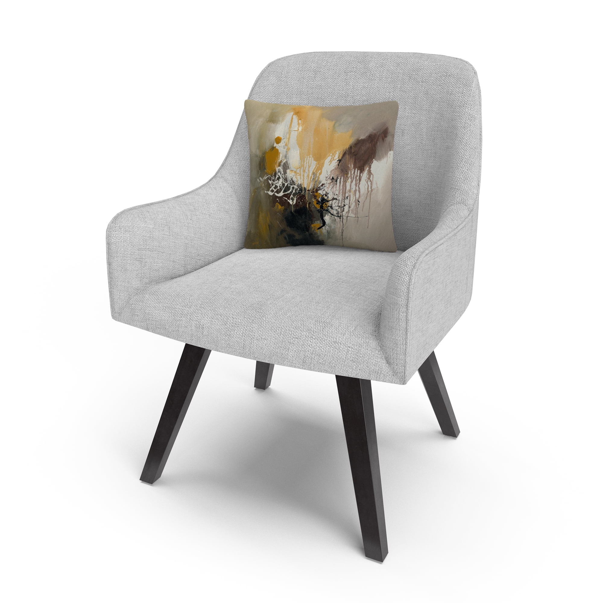 Rio 'Abstract I' 16 X 16 Decorative Throw Pillow