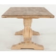 thumbnail image 3 of World Interiors Pengrove 108" Mango Wood Dining Table in Light Brown, 3 of 4