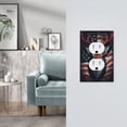 thumbnail image 5 of Fotbe Modern USA Deer Head Print Duplex Receptacle Wall Plate, 1-Gang 5.0" x3.0" Wall Outlet Covers, Dual Outlet Faceplates Covers, Color-matched Screws Included-Style S, 5 of 6