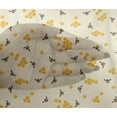 thumbnail image 4 of oneOone Viscose Chiffon Fabric Honeycomb & Honey Bee Insect Printed Craft Fabric BTY 42 Inch Wide, 4 of 4