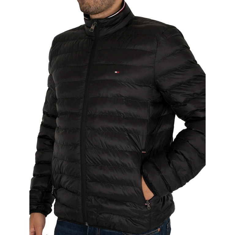 Tommy Hilfiger Core Packable Circular Black Jacket