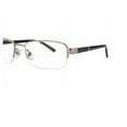 thumbnail image 3 of Design Optics Foster Grant Metal Semi-Rimless Rectangular +1.25 Reading Glasses, 3 of 4