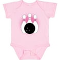 thumbnail image 3 of Inktastic Bowling Pins Cute Bowler Girls Baby Bodysuit, 3 of 5