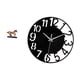 thumbnail image 5 of Reloj de pared acrílico con figura de caballo, silencioso y moderno, ideal para la oficina. Material ligero, perfecto para regalar o decorar el hogar, 5 of 8