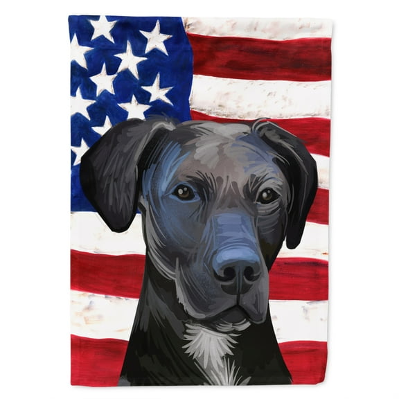 Carolines Treasures CK6727GF Stephens Cur Dog American Garden Size outdoor-flags, Multicolor