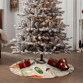 thumbnail image 6 of Bingfone Christmas Tree Skirt Mat Christmas Decoration Interior 48"-Cute Vegetables, 6 of 8