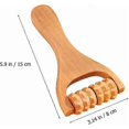 thumbnail image 5 of 2PCS Wooden Massage Rollers Wood Therapy Massage Tools Neck Roller Massager Wooden Trigger Point Roller Massager Face Massage Roller Muscle Rolle, 5 of 5