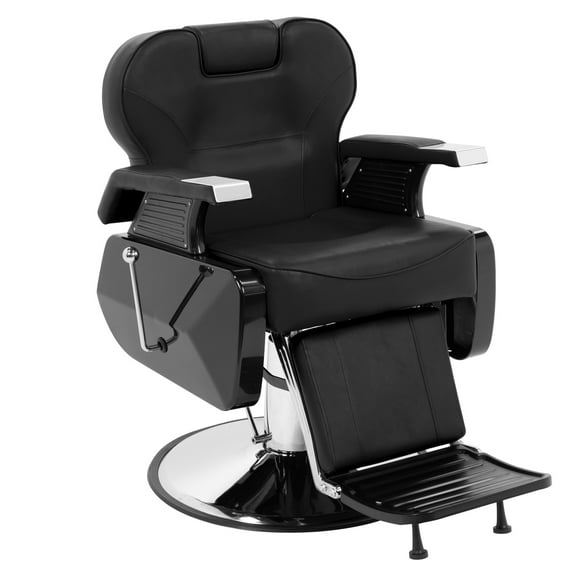 Sillón Barbero Onof SB-001 Hidraulico Silla Estetica Negro