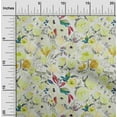 thumbnail image 2 of oneOone Rayon Yellow Fabric Floral Sewing Craft Projects Fabric Prints By Yard 56 Inch Wide-T6, 2 of 4