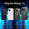 thumbnail image 6 of [5 in 1 Designed for iPhone 13 Case, with 2 Pack Screen Protector + 2 Pack Camera Lens Protector, Liquid Silicone Slim Shockproof Protective Phone Case [Microfiber Lining] 6.1 (White)…, 6 of 13