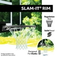 thumbnail image 5 of Lifetime 7.5ft-10ft Adjustable Height 44" Shatterproof Outdoor Portable Basketball System (Adult), 5 of 8