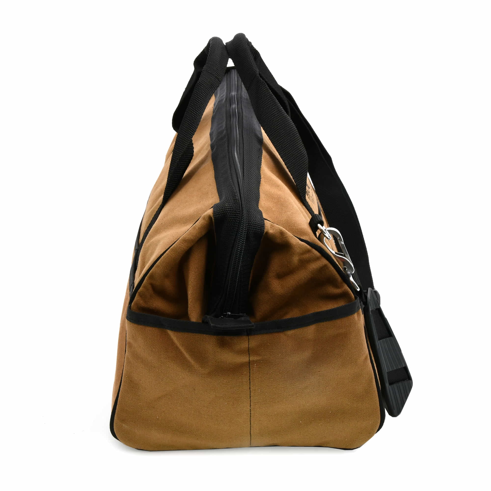 97012 - 25 Pocket 20 Inch Wide Mouth Tool Bag in Brown Waterproof Canvas | Style n Craft
