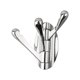 thumbnail image 5 of Gancho para toallas giratorio con 3 brazos plegable flexible soporte para abrigo bastidores de montaje en pared, 5 of 11