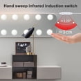 thumbnail image 4 of 1 Set Vanity Mirror Lights Soft Lighting Eye Protection Smart Hand Sensor Adjustable Brightness Illumination 5V Bathroom Mirror Light Dressing Table Lamps for Home Use, 4 of 10