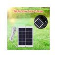 thumbnail image 2 of Cargador Al Aire Libre La Fan Del La Vigilancia Del Panel Solar Micro USB 3W 5V Ygjytge, 2 of 9