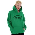thumbnail image 3 of The More I Like My Cat Introvert Joke Unisex Plus Fleece Graphic Hoodie Brisco Brands 5X, 3 of 4