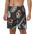 thumbnail image 2 of Uemuo Japanese Sushi Hashi Pattern Mens Swim Trunks Quick Dry Board Shorts with Mesh Lining, Stretch Beach Shorts Quick Dry No-Chafing Board Shorts-Small, 2 of 9