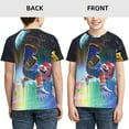 thumbnail image 3 of Super Mario Galaxy Teen T Shirts Unisex Crewneck Short Sleeve T-Shirt Tees Top For Boys Girls Youth Kids Large, 3 of 7