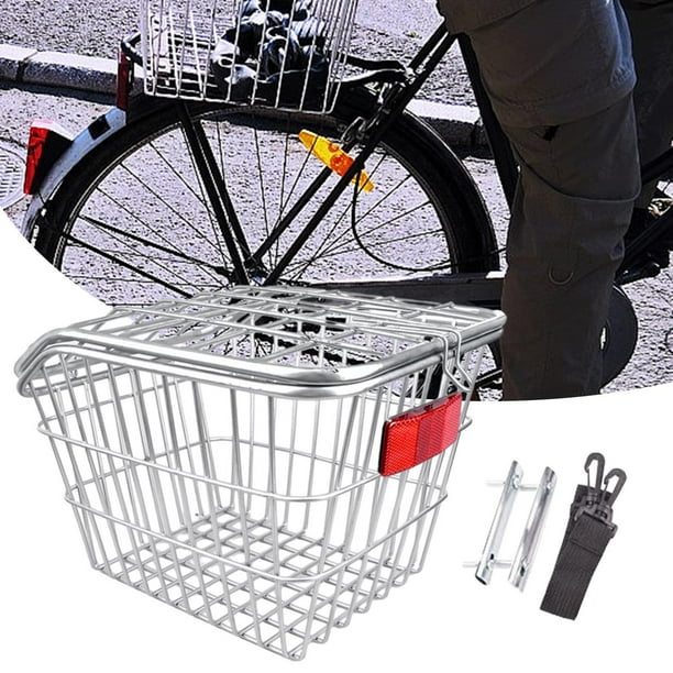 Cesta trasera para bicicleta, estante de carga para bicicleta