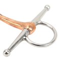 thumbnail image 5 of Horse Full Cheek Snaffle Stainless Steel Ring Snaffle Bit for Outdoor Horse Accessories 125mm, 5 of 5
