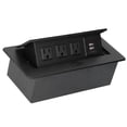 thumbnail image 4 of Power Socket, USB Port Desk Outlet Slow Opening Waterproof AC125V 10A Fine Workmanship  for Office, 4 of 7