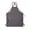 Grey, variant on HonorHut Canvas Work Apron with Large Pockets Waterproof Cross Back Aprons Adjustable Cooking Apron for Kitchen Grilling Baking Brown